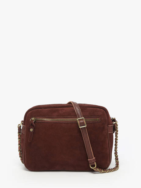 Cross Body Tas Vintage Leder Mila louise Bruin vintage 3327VC ander zicht 4