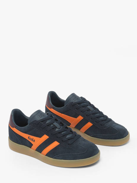Sneakers Uit Leder Gola Blauw men CMB735 ander zicht 1