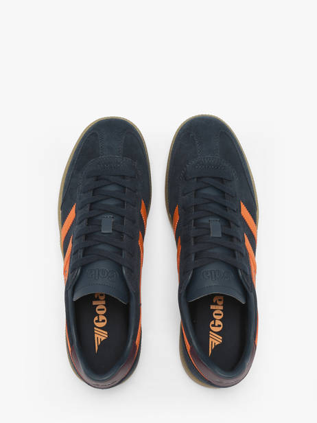 Sneakers Uit Leder Gola Blauw men CMB735 ander zicht 3