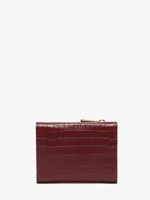 Longchamp Longchamp pocket croco Portefeuille Bruin