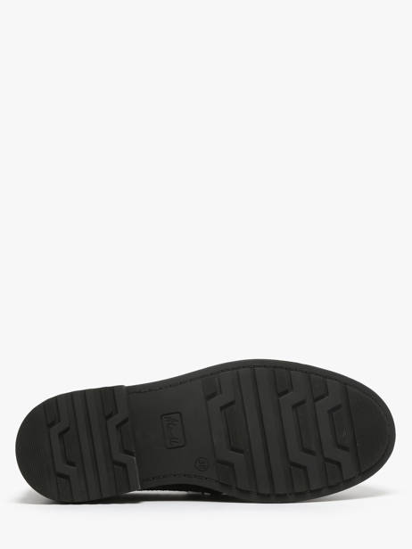 Slippers Uit Leder Aliwell Zwart women A0234 ander zicht 5