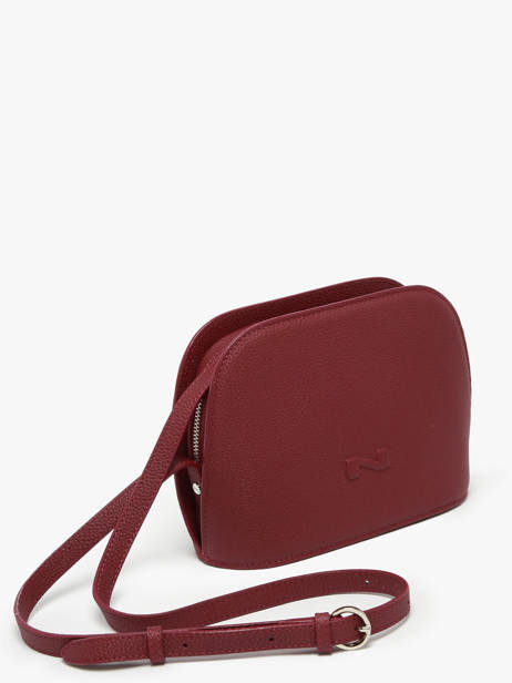 Cross Body Tas Lilou Leder Nathan baume Violet egee 2 ander zicht 2