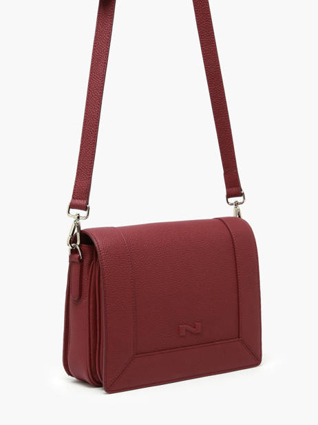 Cross Body Tas Rotterdam Leder Nathan baume Violet mondrian 3 ander zicht 2