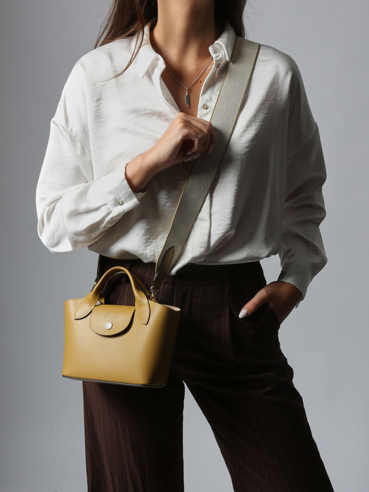 Longchamp Epure timeless Cross bodytas Geel