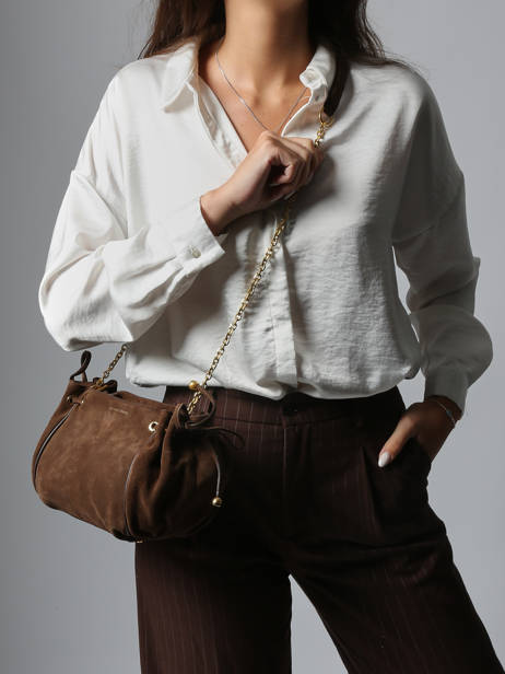 Cross Body Tas Premium Leder Gerard darel Bruin premium DCS07400 ander zicht 1