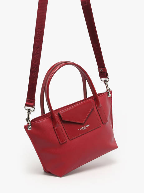 Cross Body Tas Maya Leder Lancaster Rood maya 88 ander zicht 1