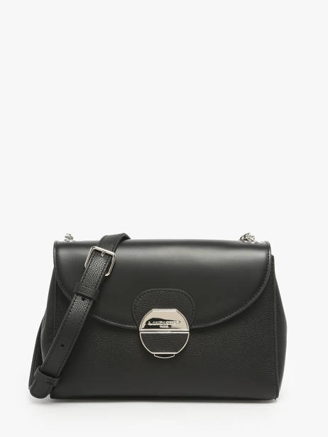 Cross Body Tas Foulonné Pia Leder Lancaster Zwart pia 60