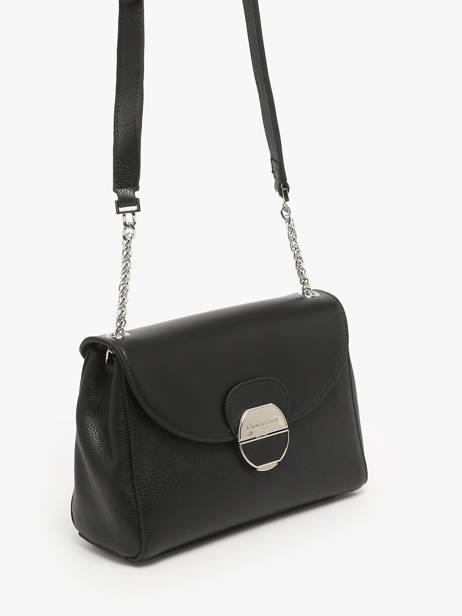 Cross Body Tas Foulonné Pia Leder Lancaster Zwart pia 60 ander zicht 1