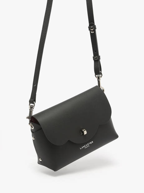 Cross Body Tas City Flore Leder Lancaster Zwart pur & element city 48 ander zicht 1