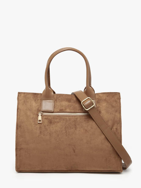 Handtas A4 Formaat Stud David jones Bruin stud CM7868 ander zicht 4