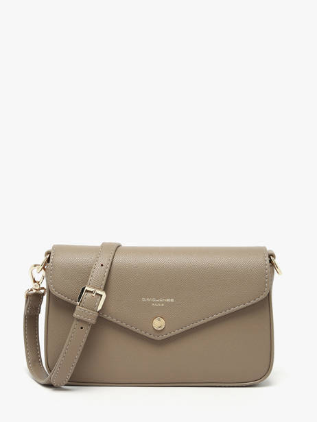 Cross Body Tas Saffiano David jones Beige saffiano 5