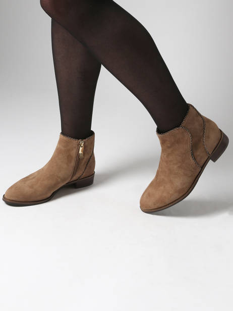 Stadsschoenen Uit Leder Mam'zelle Beige women CSIRL61 ander zicht 1