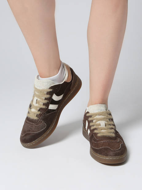 Sneakers Uit Leder Coolway Bruin women 7623298 ander zicht 1