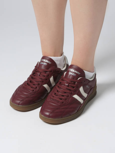 Sneakers Uit Leder Coolway Rood women 7693165 ander zicht 1