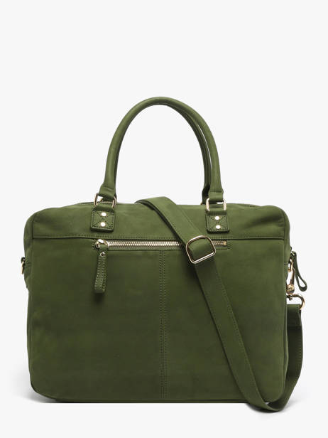 Handtas Vintage Leder Nat et nin Groen vintage MACY ander zicht 3