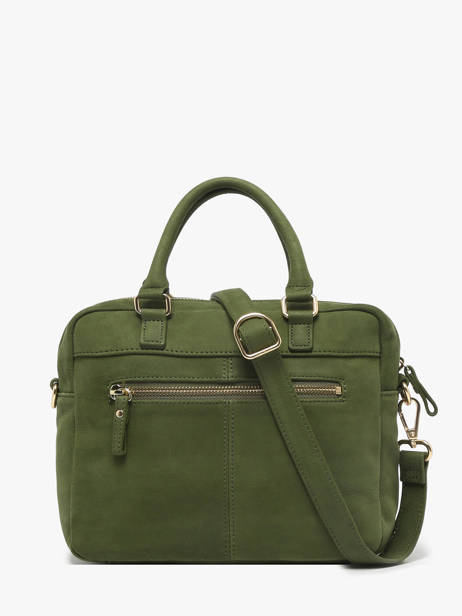 Cross Body Tas Baby Macy Leder Nat et nin Groen vintage BABYMACY ander zicht 3