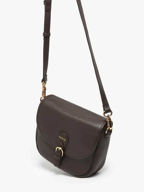 Cross Body Tas Vintage Leder Nat et nin Bruin vintage OLIVIA ander zicht 1