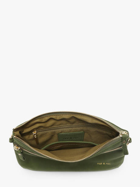 Cross Body Tas Vicky Leder Nat et nin Groen vintage VICKY ander zicht 2