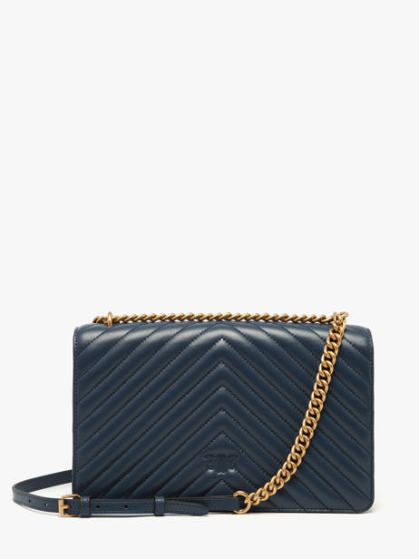 Cross Body Tas Love Bag Quilt Leder Pinko Blauw love bag quilt A0GK ander zicht 3