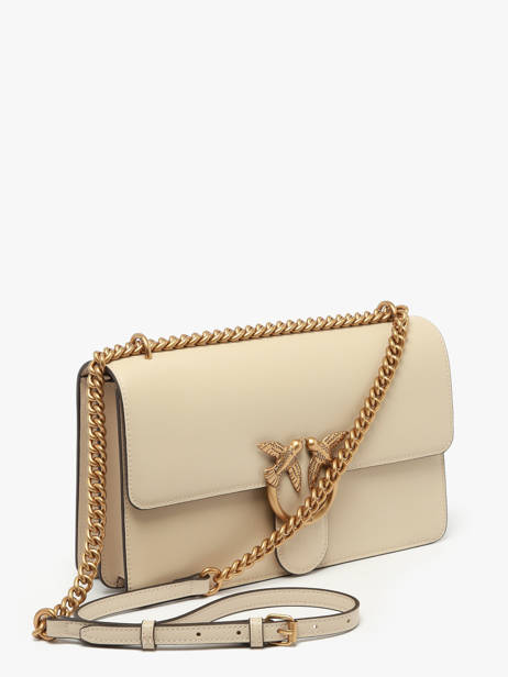 Cross Body Tas Love Bag Icon Leder Pinko Beige love bag icon A0F1 ander zicht 1