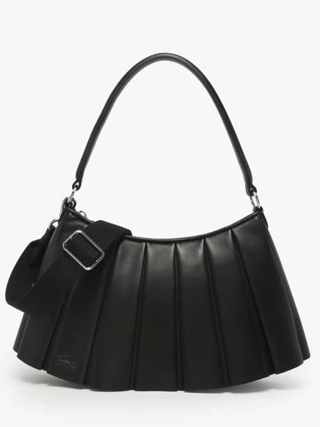 Schoudertas Lenglen Leder Lacoste Zwart lenglen NU5176DP