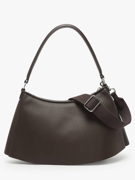 Schoudertas Lenglen Leder Lacoste Bruin lenglen NU5176DP ander zicht 3