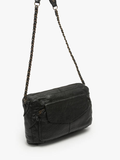 Cross Body Tas Naina Leder Pieces Zwart naina 17122474 ander zicht 1