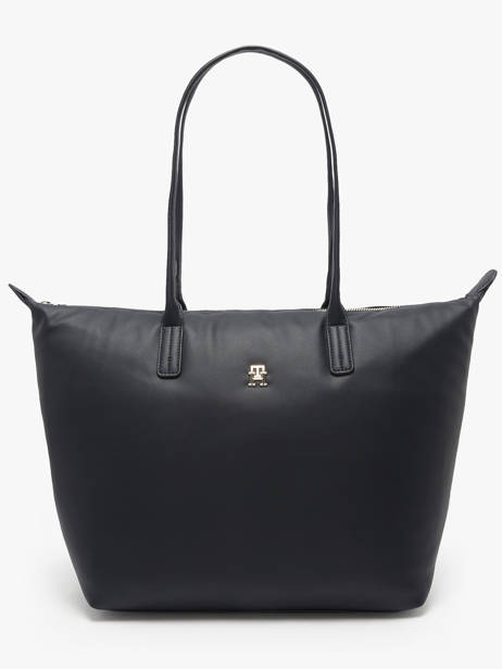 Schoudertas Popette Nylon Tommy hilfiger Blauw popette AW17705