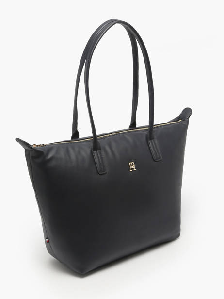 Schoudertas Popette Nylon Tommy hilfiger Blauw popette AW17705 ander zicht 1