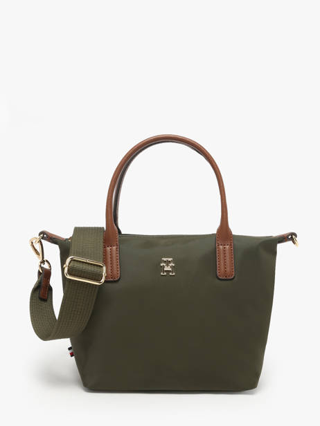 Cross Body Tas Popette Nylon Tommy hilfiger Groen popette AW17709
