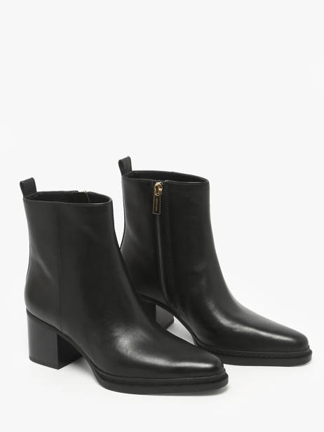 Stadsschoenen Met Hak Uit Leder Michael kors Zwart women XME5L001 ander zicht 1
