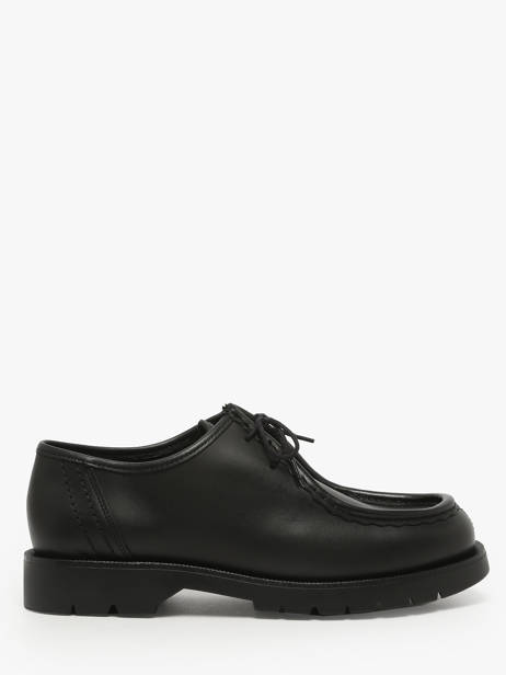 Derby Veterschoenen Uit Leder Kleman Zwart men PADROR