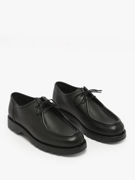 Derby Veterschoenen Uit Leder Kleman Zwart men PADROR ander zicht 1