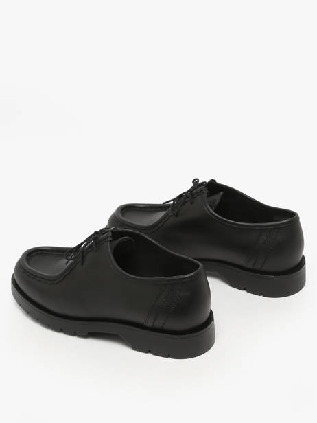 Derby Veterschoenen Uit Leder Kleman Zwart men PADROR ander zicht 2