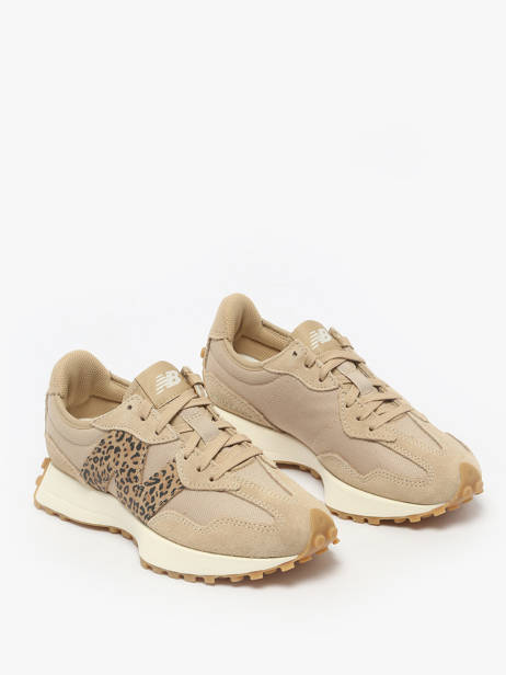 Sneakers Uit Leder New balance Beige women WS327LPA ander zicht 1
