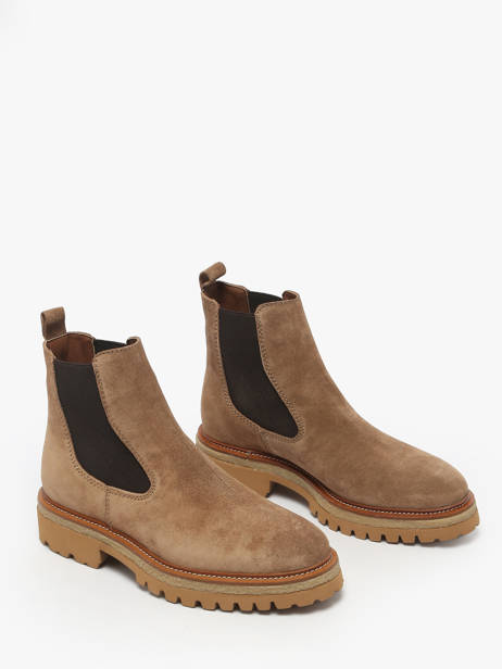 Chelsea Boots Uit Leder Alpe Bruin women 54841109 ander zicht 1