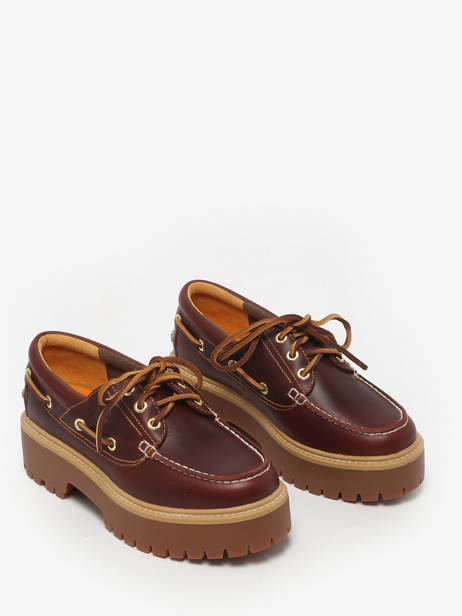 Bootschoenen Met Platformzool Stone Street Uit Leder Timberland Bruin women 2QDMD571 ander zicht 1