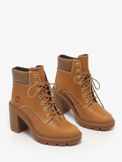 Enkellaarsjes Met Hak Uit Leder Timberland Bruin women 2CKCEN11 ander zicht 1
