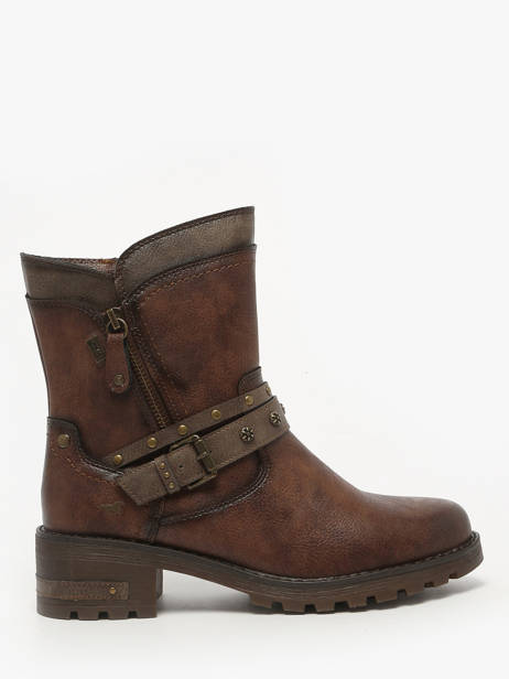 Enkellaarsjes Mustang Groen women M0082002