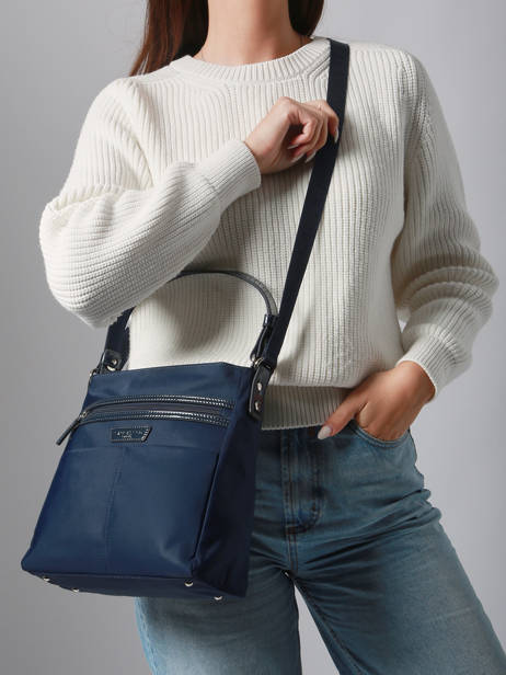 Cross Body Tas Basic Vernis Lancaster Blauw basic vernis 514-60 ander zicht 1