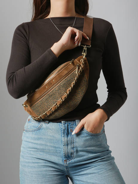 Heuptasje Mila louise Bruin vintage 23689PAV ander zicht 1