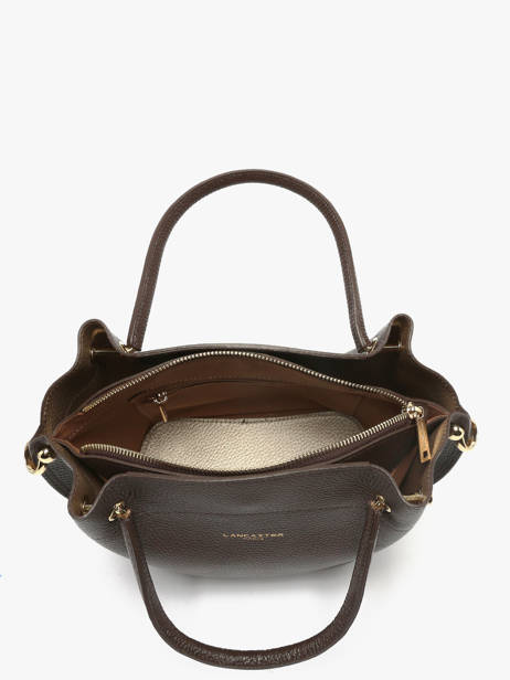 Handtas Foulonné Double Leder Lancaster Bruin foulonne double louisa 18 ander zicht 3