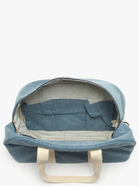 Schoudertas Denim Katoen Hindbag Blauw denim DE ander zicht 3