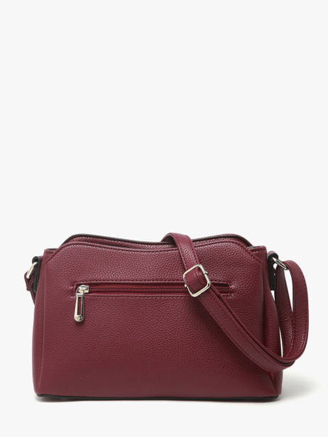 Cross Body Tas Grained Miniprix Rood grained F2516 ander zicht 3