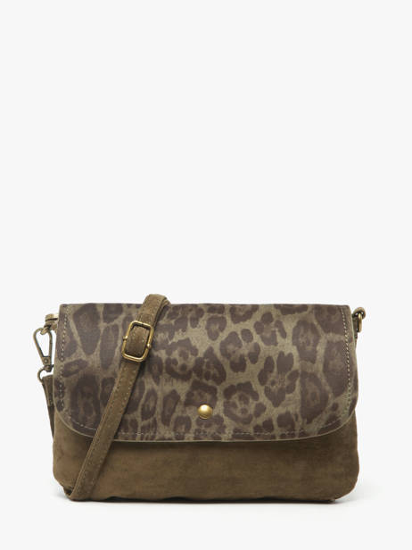 Cross Body Tas Leopard Miniprix Groen leopard 19623