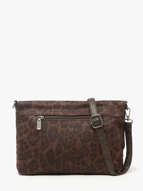 Cross Body Tas Leopard Miniprix Bruin leopard L ander zicht 3