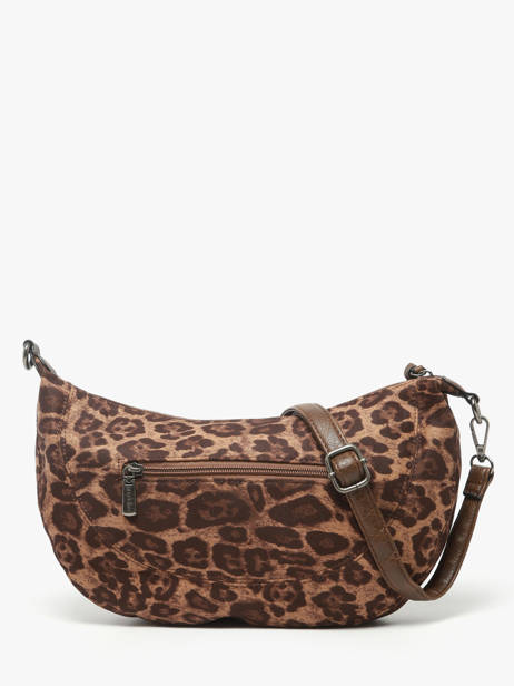 Cross Body Tas Leopard Miniprix Bruin leopard L ander zicht 3