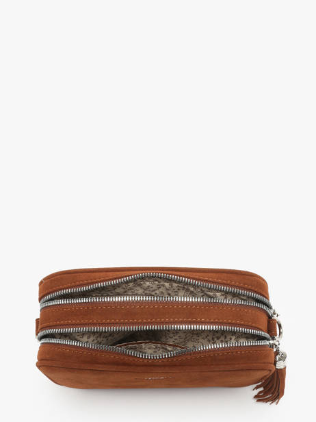 Cross Body Tas Velvet Miniprix Bruin velvet F7511 ander zicht 2