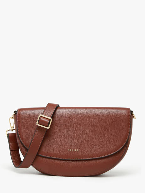 Cross Body Tas Tradition Leder Etrier Bruin tradition ETRA065M