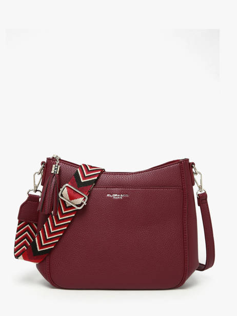 Cross Body Tas Grained Miniprix Rood grained F8575